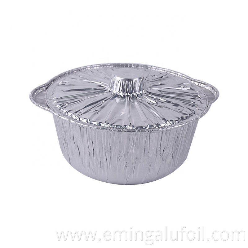 Aluminum Foil Pot With Lid